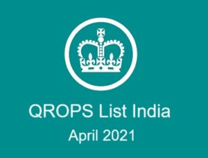 QROPS List India April 2021