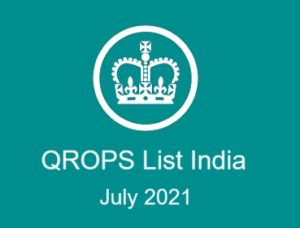 QROPS List India July 2021