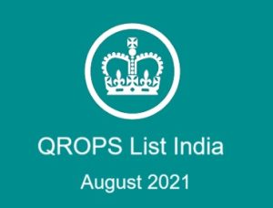 QROPS List India August 2021