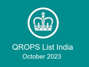 QROPS List India October 2023