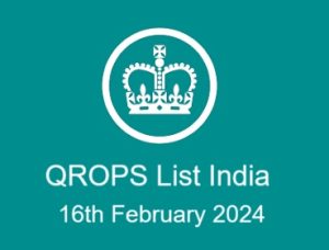 QROPS List 16th February 2024